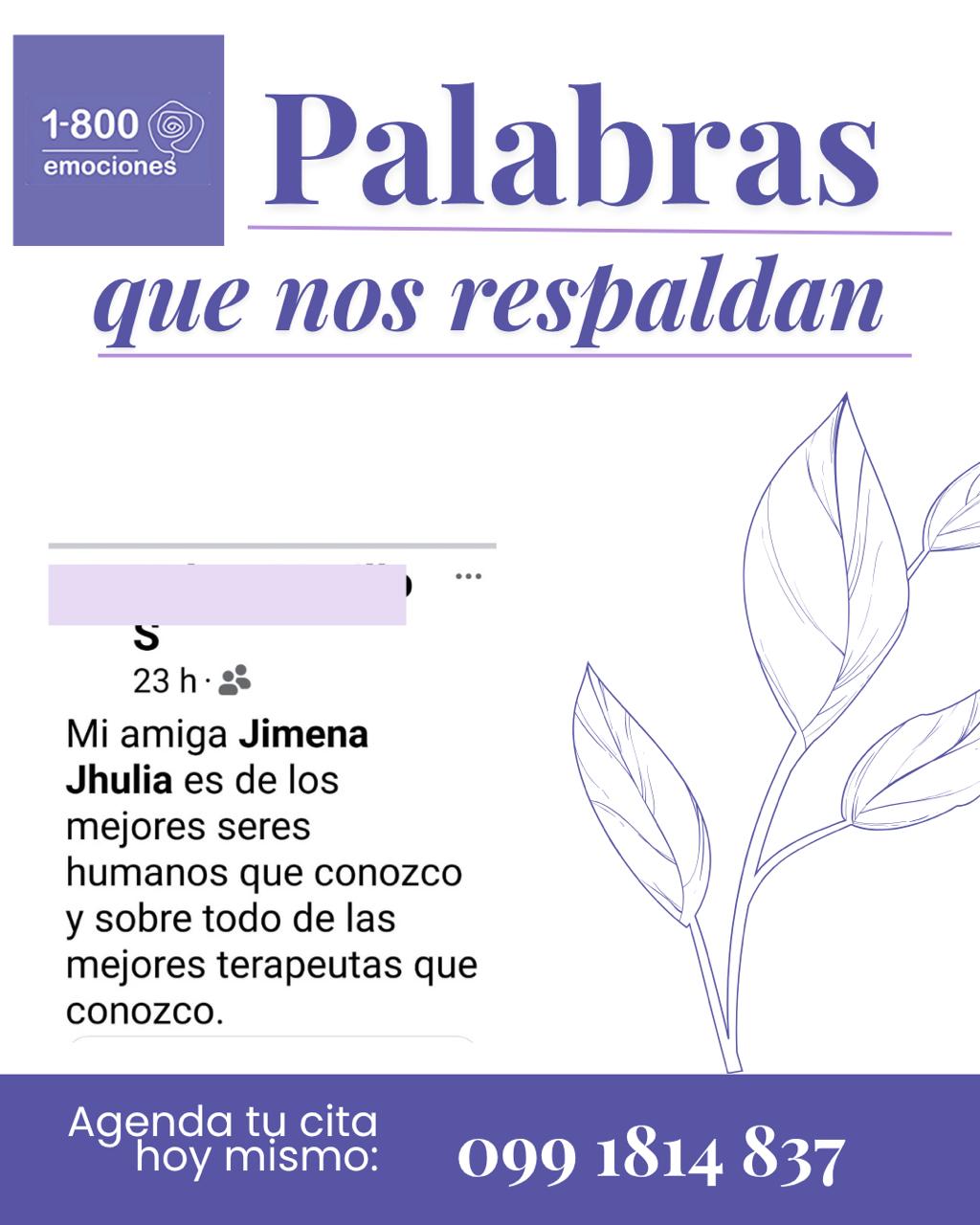 Captura de pantalla de un testimonio en redes sociales