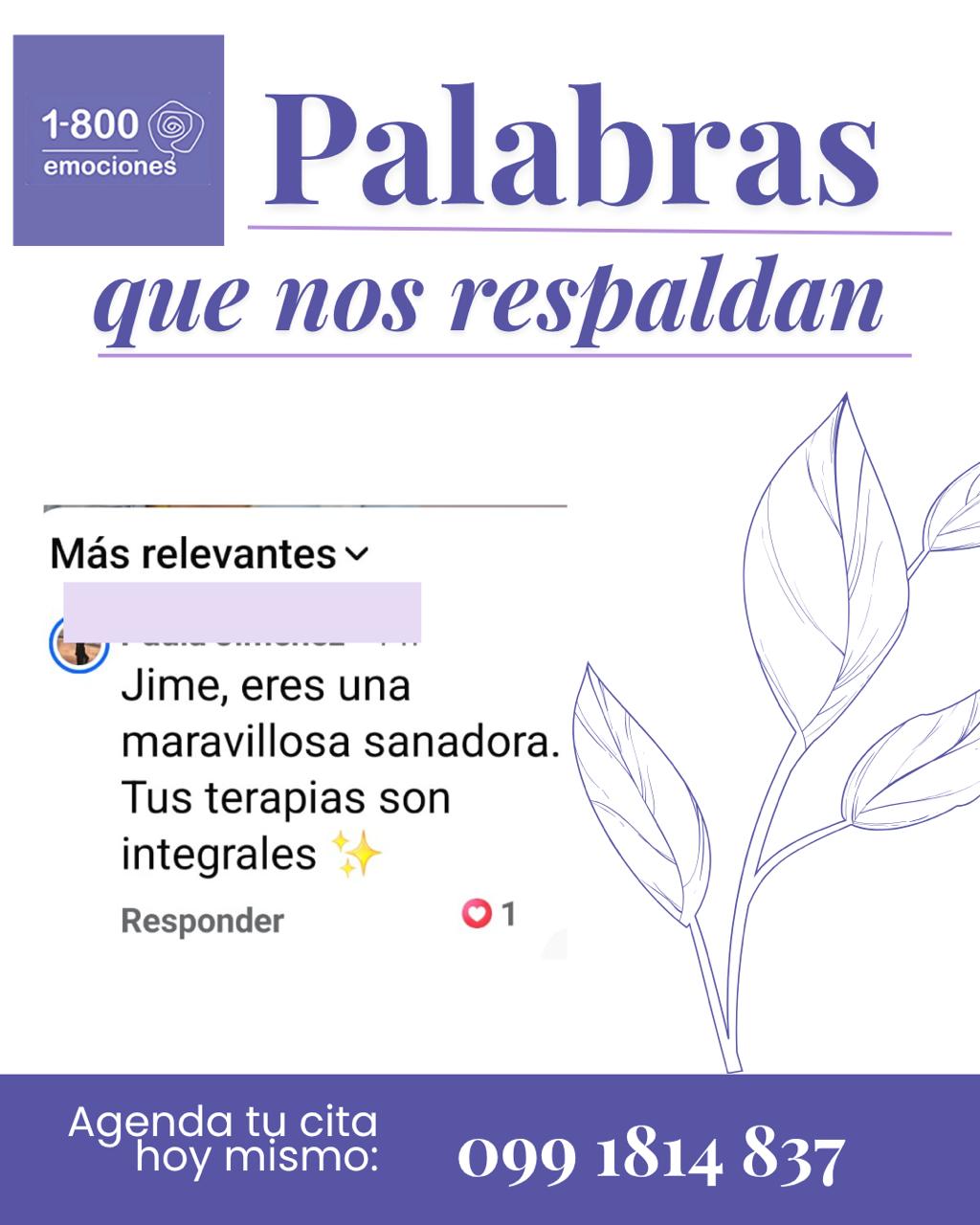 Captura de pantalla de un testimonio en redes sociales